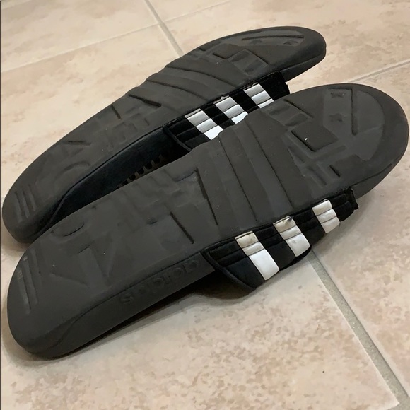 Adidas Flip flop Slides men’s 7 women’s 8 - Picture 3 of 4